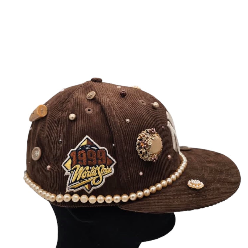 New York Yankees MLB Corduroy 7 1/2 Fitted